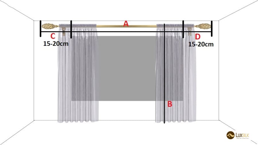 Cách đo kích thước của rèm cửa nhanh gọn và chính xác