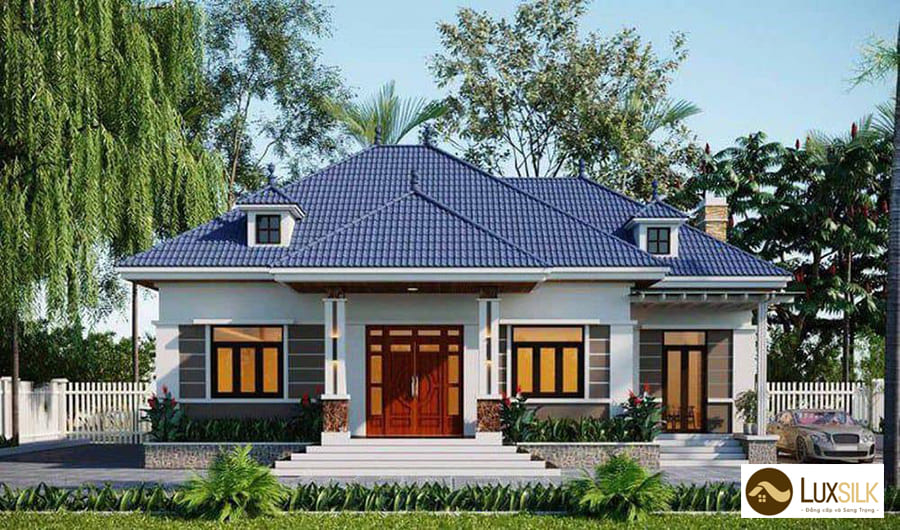25+ mẫu nhà mái Thái 1 tầng đẹp tiện nghi nhất 2023